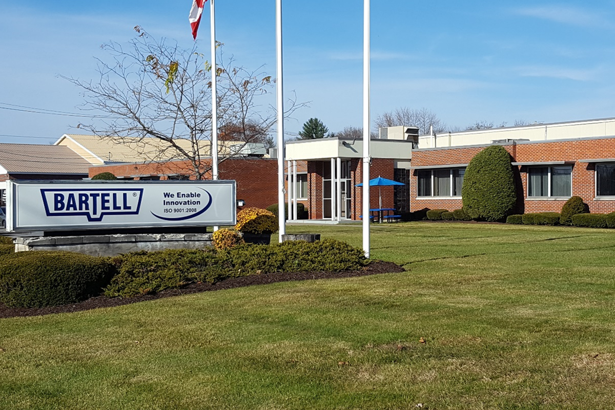 Exterior view of Bartell Machinery's Rome, NY Office